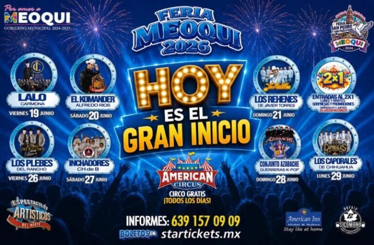 Hoy gran inauguración de la Feria San Pedro y San Pablo de Meoqui