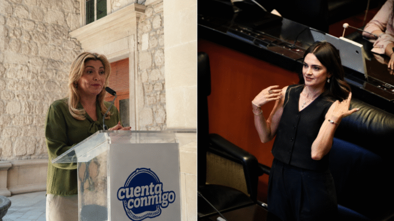 Maru Campos evita responder a críticas de Andrea Chávez