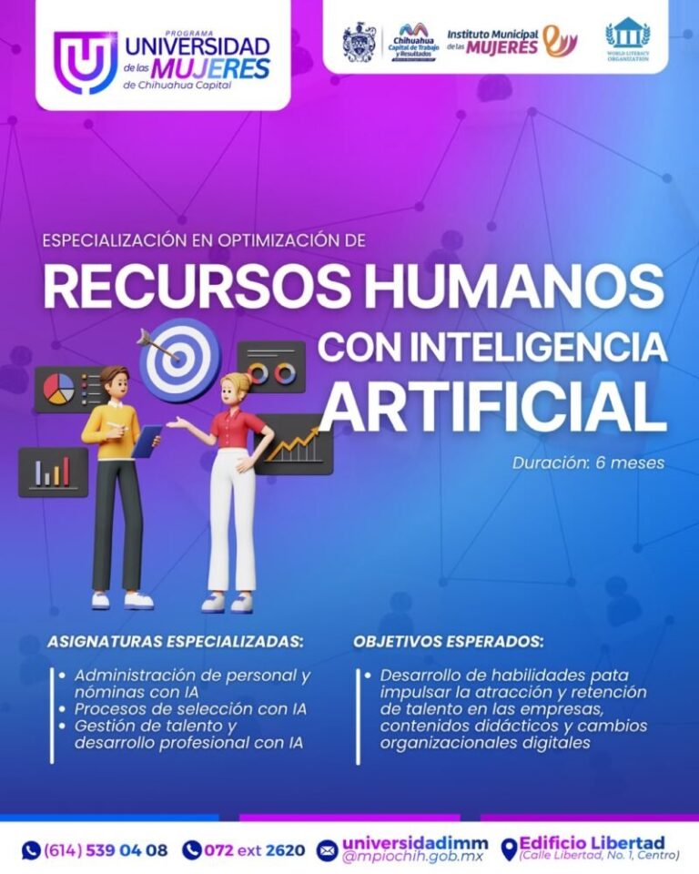 Ofrecen especialización en inteligencia artificial en Universidad de las Mujeres