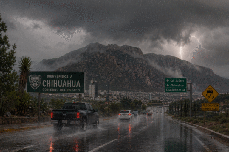 Pronostican lluvias y vientos intensos en Chihuahua
