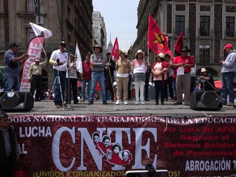 Protestas magisteriales elevan la presión política sobre el Gobierno federal