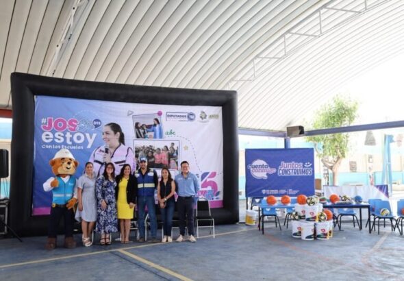 Refrenda Joss Vega compromiso con la educación en la Primaria Enrique C. Rébsamen
