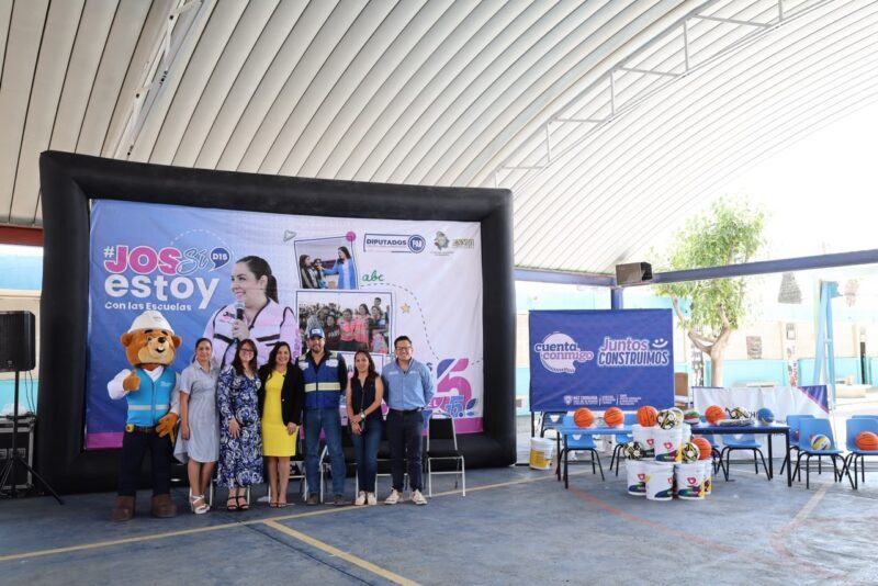 Refrenda Joss Vega compromiso con la educación en la Primaria Enrique C. Rébsamen
