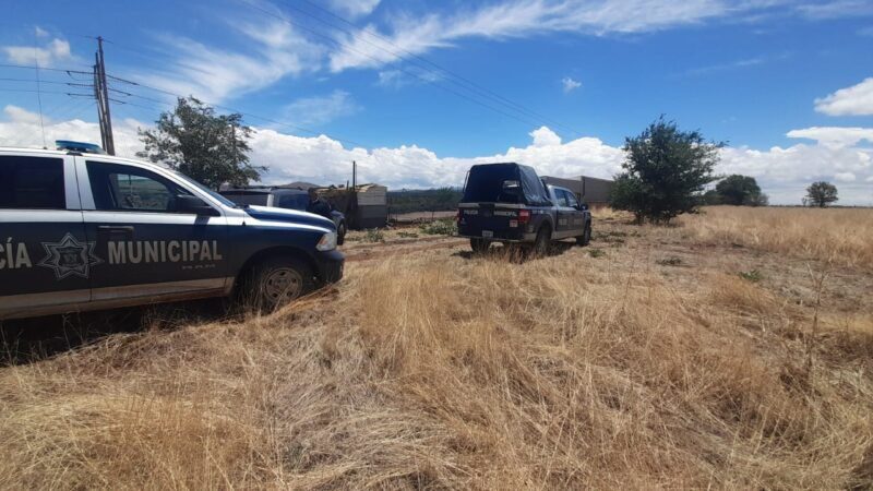 Reportan robo de cableado en huerta ubicada sobre la carretera federal 16