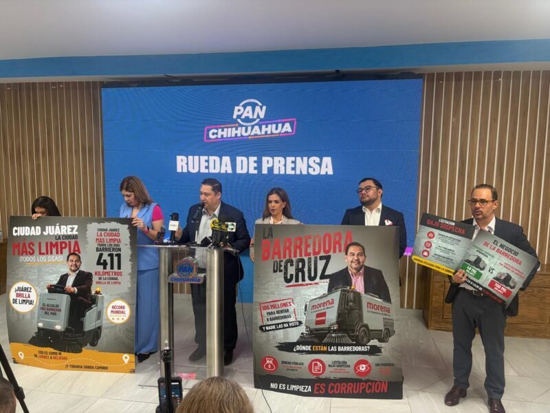 Simuló Cruz Pérez Cuéllar contrato por 105 mdp para limpieza de Juárez