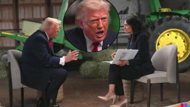 Trump explota en entrevista y abandona transmisión tras ser cuestionado por presunto fraude electoral