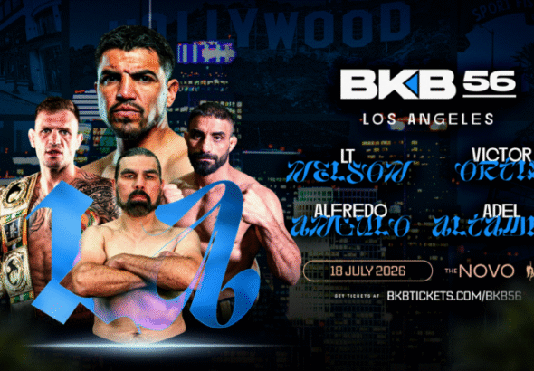 Víctor Ortiz hará su debut en el boxeo a puño limpio en BKB 56 en Los Ángeles