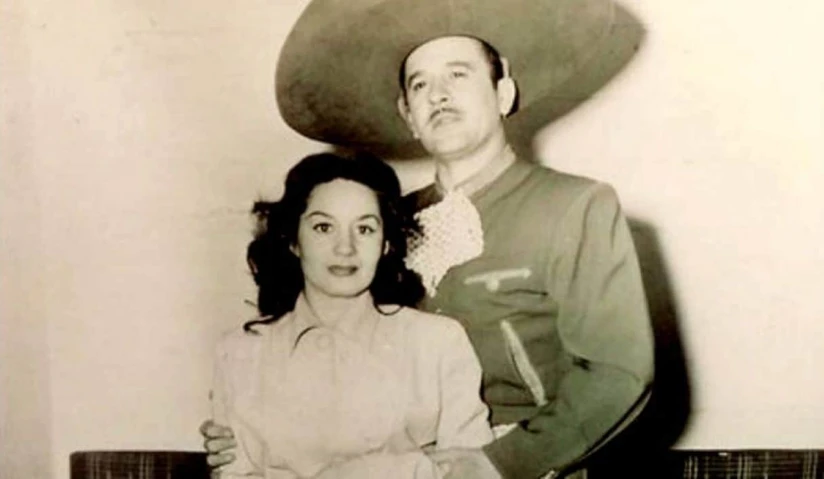 Pedro Infante se casó con María Luisa León. Foto: Cortesía
