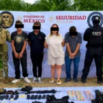 Ejército, Semar y SSPC detienen a ocho personas y aseguran armas en Culiacán