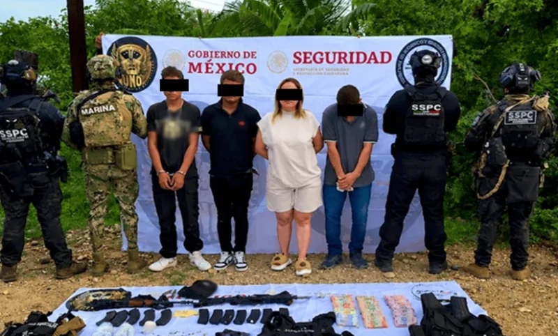 Ejército, Semar y SSPC detienen a ocho personas y aseguran armas en Culiacán