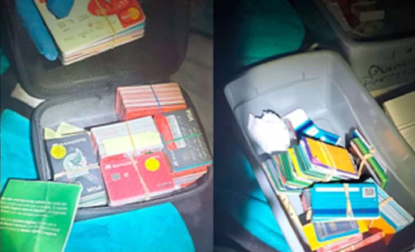 La Fiscalía encontró armas, droga y cientos de tarjetas durante un cateo en Sonora