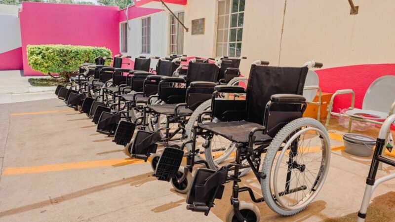 Entregan DIF Municipal Camargo más de 25 apoyos funcionales para personas con discapacidad