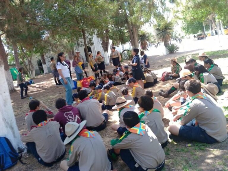 Fortalece Coespris la cultura de prevención de riesgos sanitarios con jóvenes del grupo Scout Antares