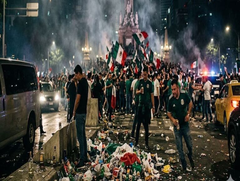 Celebraciones por el triunfo de México dejan víctimas y reabren el debate sobre la seguridad en eventos masivos
