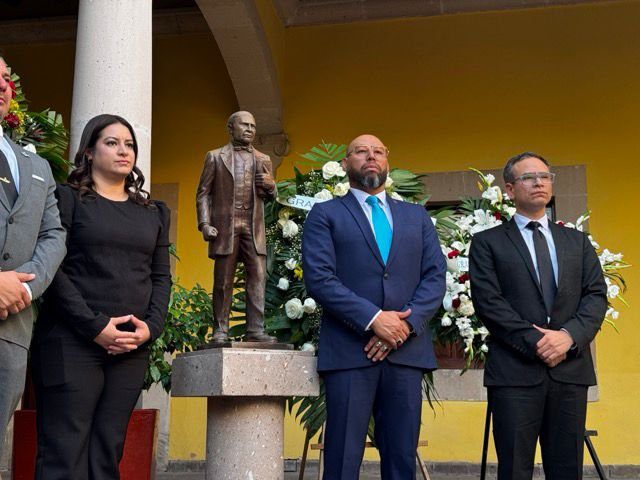 Conmemoran aniversario luctuoso de Benito Juárez en Casa de Juárez