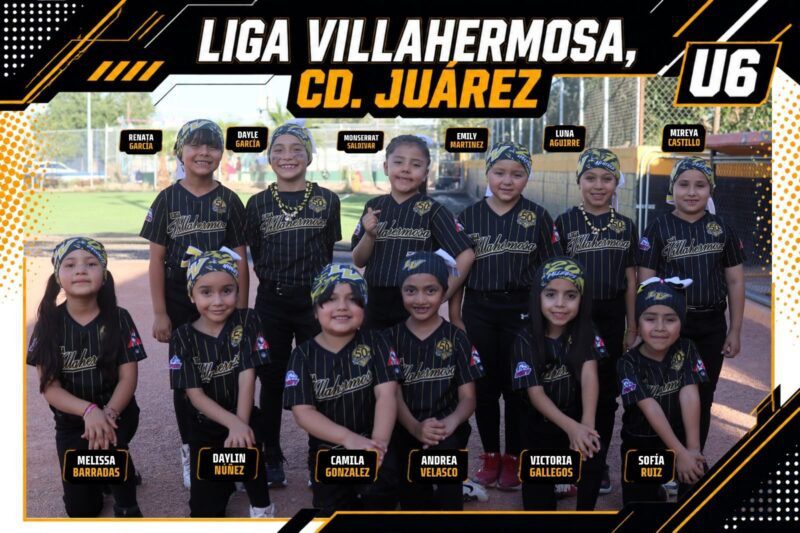 Es la Liga Villahermosa de Juárez, tricampeón de Softbol U-8