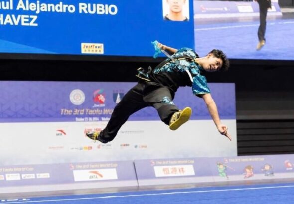 Listo Raúl Rubio para representar a México en la Copa Mundial de Wushu