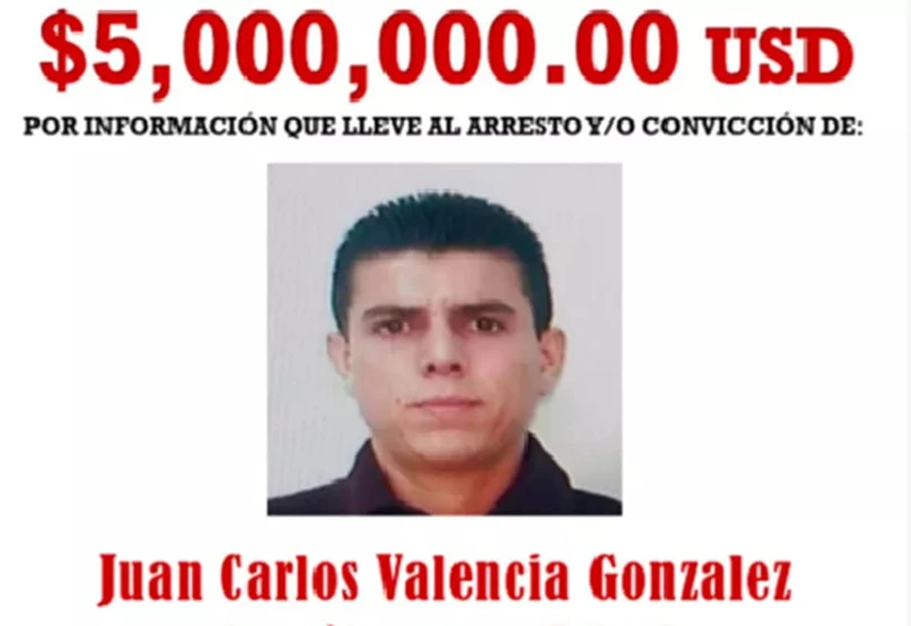 El gobierno estadounidense actualizó por primera vez el liderazgo del CJNG al identificar a Juan Carlos Valencia como sucesor de 